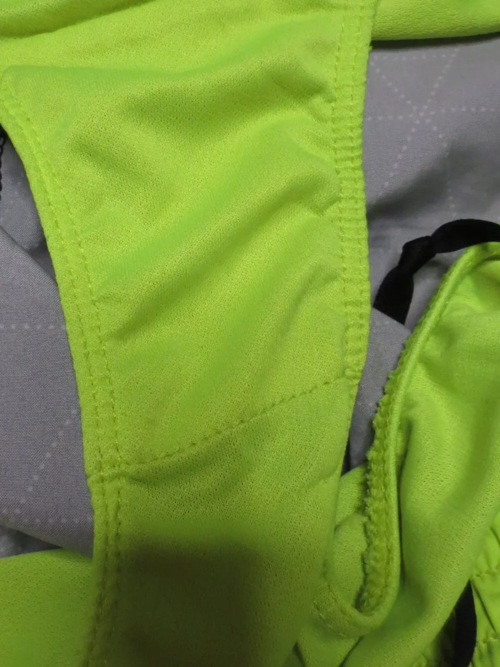 NIKE womens SHORTS black DRI-FIT neon WORKOUT drawstring RUNNING yoga SIZE XL